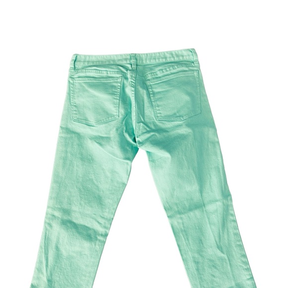 J. CREW FACTORY TOOTHPICK SKINNY JEANS TEAL TURQUOISE LOW RISE DENIM SIZE 29 - Picture 4 of 16